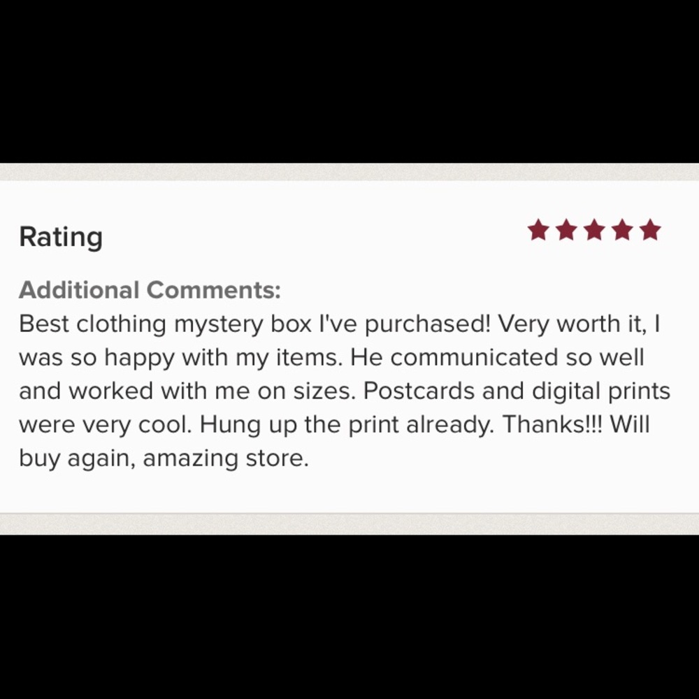 Mystery Box Of Five Bundled Items Size Medium - image 3